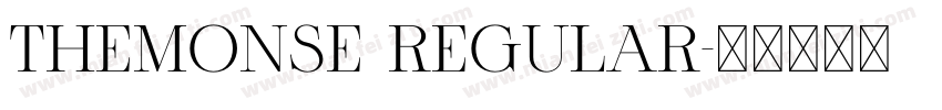 TheMonse Regular字体转换